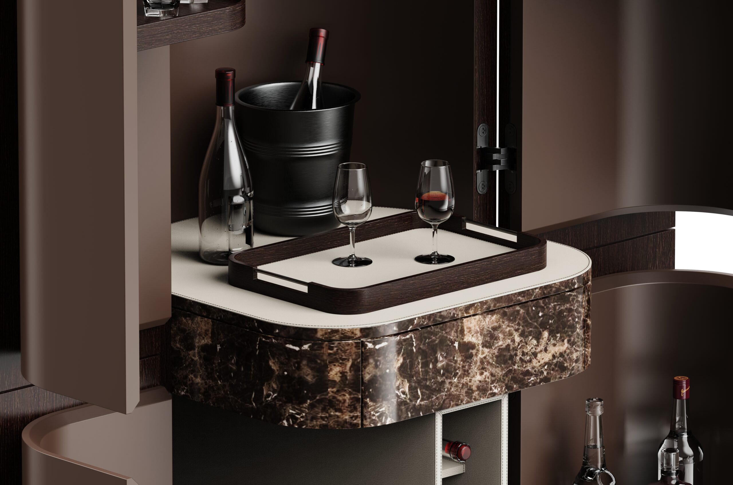 Komura Bar Cabinet - Image 7